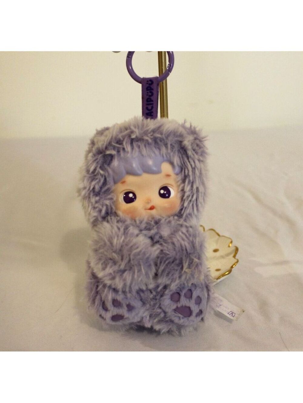 POP MART HACIPUPU Gummy Bear Grape Flavor Plush Keychain Figure